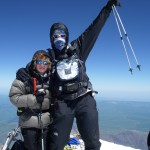 Jordan on the summit of Mt Elbrus