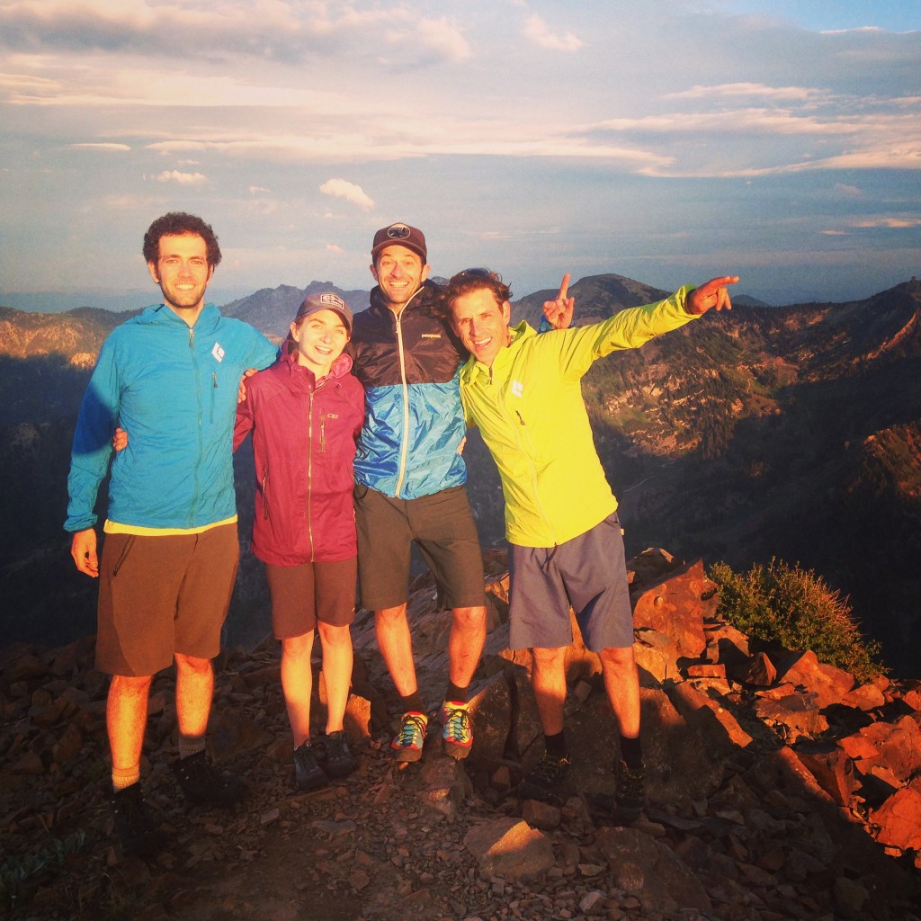 Climbing mag crew and JLD on summit